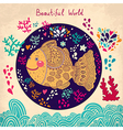 happy fish vector image vector image