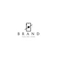 logo on which an abstract image space vector image
