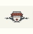 premium monogram template for your emblems logos vector image vector image