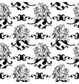 with baroque ornaments in victorian style vector image