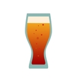 beer glass cups icons set bottle isolated vector image