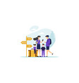 family vacation travel trip vector image