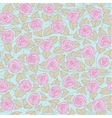 floral seamless pattern with roses vector image vector image