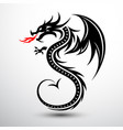 chinese dragon symbol3 vector image