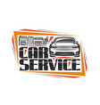 logo for car service vector image vector image