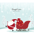 christmas background vector image vector image