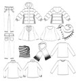 womans clothing vector image