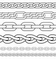 chain borders vector image