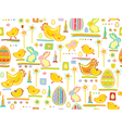 easter seamless background vector image