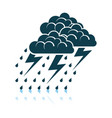 thunderstorm icon vector image