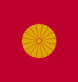 imperial standard of the emperor of japan vector image