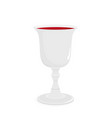 religious wine cup for kiddush vector image