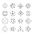 magic geometry signs vector image