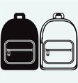 school bag vector image