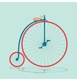 vintage bicycle background 2 vector image vector image