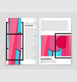 abstract layout background set for art vector image