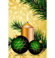 christmas card vector image vector image