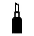 lipstick icon silhouette clipart template vector image vector image