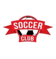 new soccer club logo vector image