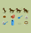 3d isometric flat conceptual vector image vector image