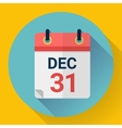 calendar icon flat design vector image