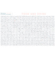 set line icons food and drink vector image vector image