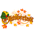 oktoberfest celebration design vector image vector image