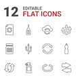 refresh icons vector image vector image