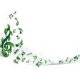 musical notes vector image