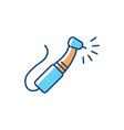 dental drill icon tools thin line icons vector image