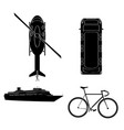 set of vehicles vector image