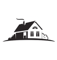 black house vector image vector image