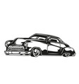 retro classic car concept vector image
