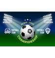 soccer card vector image