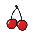 cherries vector image