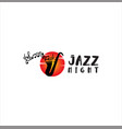 jazz music logo modern professional sign vector image vector image