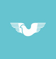 dove - a symbol of the holy spirit vector image