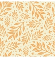 golden leaves seamless pattern background vector image