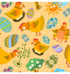 Cute doodle floral easter egg Royalty Free Vector Image