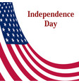 independence day in the united states of america vector image