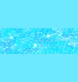 water surface top view horizontal background vector image vector image