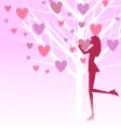 love girl vector image vector image