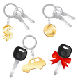 set of keys vector image vector image