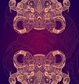 abstract hand drawn grunge lace ornament vector image vector image