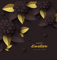 happy easter greeting card vector image vector image