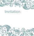 vintage card with patterns vector image