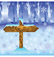 Christmas sign Royalty Free Vector Image - VectorStock