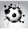 soccer design over background vector image vector image