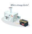 machine or device element for concepts on business vector image