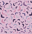 boomerang seamless pattern on pink background vector image